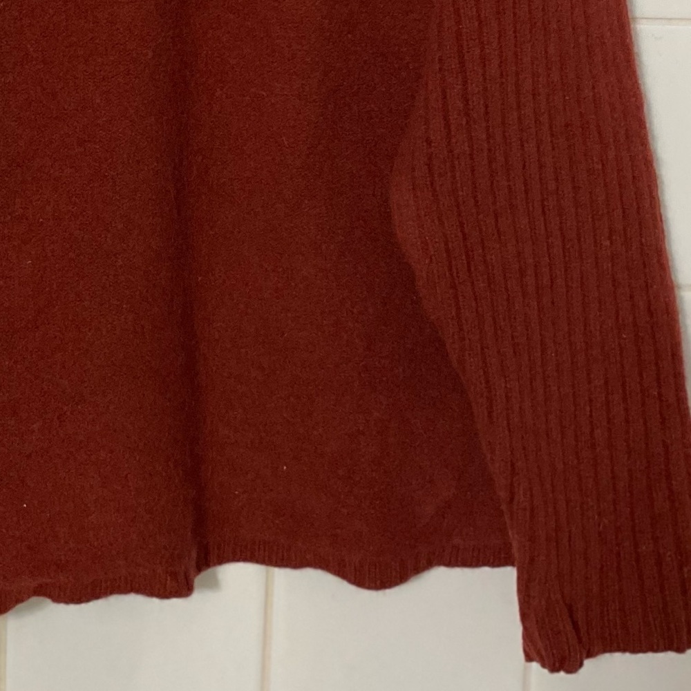 Patagonia Mock Half Zipper 💯 Wool  Knit Unisex Sweater Size L - Picture 10 of 14